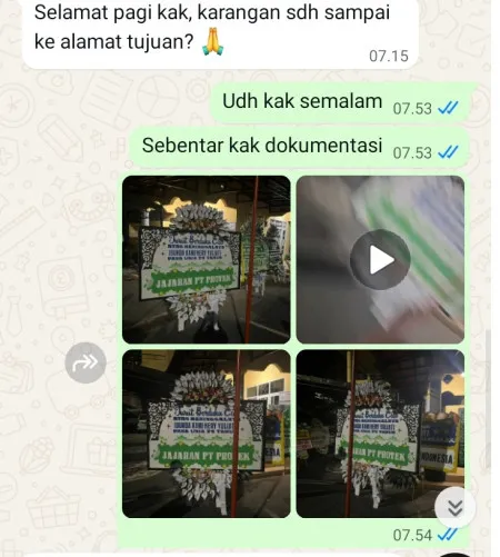 Pengiriman Papan Bunga Selamat Terminal Medan