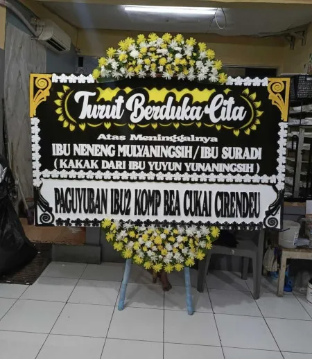 Papan Bunga Duka Terminal Medan